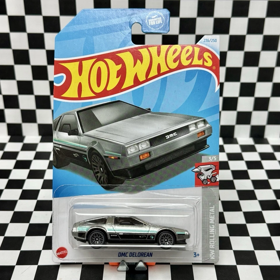 🔥 Hot Wheels DMC Delorean Treasure Hunt 236/250 HW Rolling Metal 3/5 HW - TH - Image 1 of 4