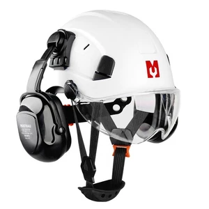 Mustbau Schutzhelm mit Ohr- und Gesichtsschutz, EN397, 53 bis 63cm, ABS Material - Bild 1 von 58