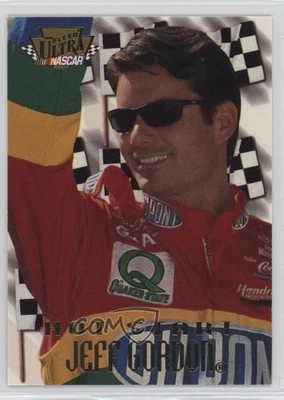 1996 Fleer Ultra Update Hot Start Jeff Gordon #U46 HOF - Image 1 of 2