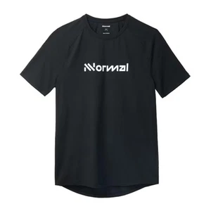 NNORMAL RACE TEE BLACK T-SHIRT RUNNING UOMO - Imagen 1 de 2