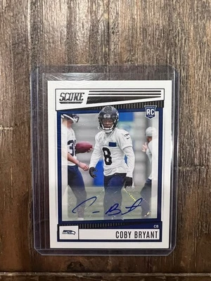 2022 Paniniscore Football Coby Bryant RC Auto! - Image 1 of 2