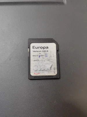 SD Karte Navigation Europa Version 2013 8X0919884E Audi A6 4G C7 A7 A4 Original - Bild 1 von 2