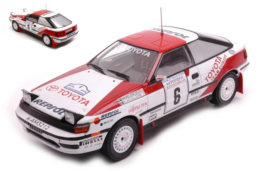 TOYOTA CELICA GT-FOUR N.6 RALLY ACROPOLIS 1990 ERICSSON/BILLSTAM 1:24 - Immagine 1 di 1