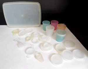 Vintage Tupperware Replacements Lids & Midgets, - Picture 1 of 7
