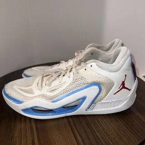 NIKE HOMBRE AIR JORDAN TATUM 1 DX6732-100 BLANCO-ROJO-AZUL St LOUIS ARCHER TALLA 10.5 - Imagen 1 de 10