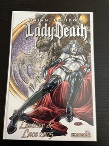 Lady Death Leathers & Lace 2005 Platinum Foil Edition mit COA Avatar Press - Bild 1 von 2