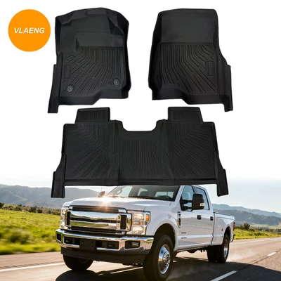 Floor Mats For Ford F250 F350 F450 Super Duty 2017-2024 CrewCab with Storage - Image 1 of 4