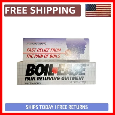 Ungüento de fuerza máxima Boil-Ease paquete de 3 oz: solución rápida para aliviar el dolor Foto 1 de 4