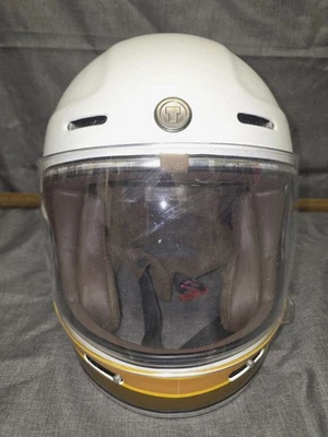 Torc Newport Motorcycle Helmet Bars Brown/Tan Excellent Condition Size Small - Image 1 of 4