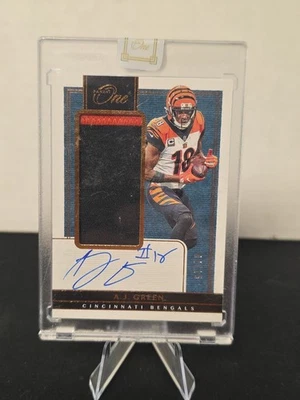 2019 Panini One A.J. Green Patch Auto Bronze  /15 #68 Sealed 🔥🔥 - Image 1 of 4
