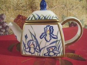 TEEKANNE ~ MIT BLAUER IRIS ~ - Bild 1 von 2