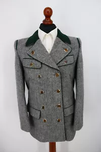 H.Moser Schladminger Damen Trachten Mantel Gr.34 Schurwolle Grau absolut Top - Bild 1 von 9