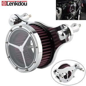 Clear Air Cleaner Intake Filter Small For Harley Touring Road King 93-07 Softail - Picture 1 of 11