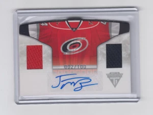 11/12 Panini Titanium Carolina Hurricanes Jamie McBain GUJ/Auto #5 Ltd #2/100 - Bild 1 von 2
