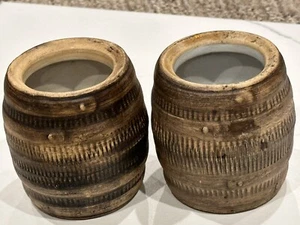 UHL ART POTTERY WHISKEY BARREL KEG WINE MUG CASK VINTAGE HUNTINGBURG IN LOT 2 EU - Imagen 1 de 7