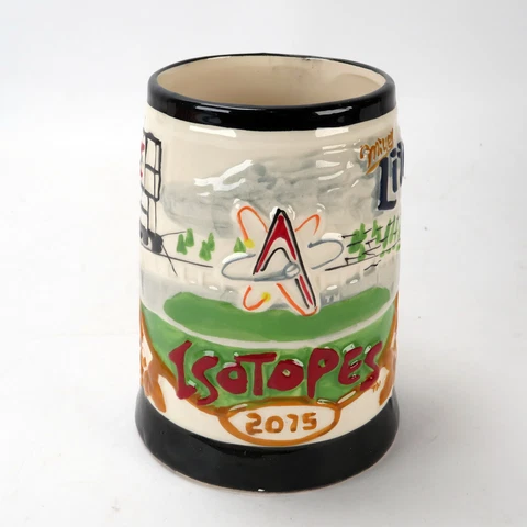 2015 Albuquerque Isotopes MiLB Miller Lite Collectible Ceramic Beer Stein/Mug Cover