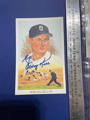 1989 Perez Steele Celebration Postcard Signed Autographed George Kell - Image 1 of 3