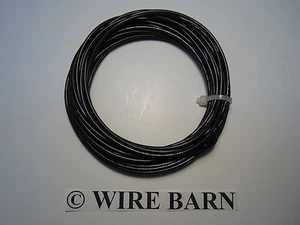 MTW 16 AWG GAUGE BLACK STRANDED COPPER WIRE 25 FEET MACHINE TOOL WIRE- USA MADE - Picture 1 of 1