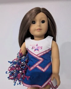 BEAUTIFUL Vintage 2014 American Girl 18" Doll Collectible CHEERLEADER Brown Hair - Picture 1 of 12