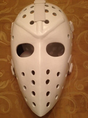 NHL HOCKEY GOALIE MASK HELMET VINTAGE Billy Smith New York Islanders WHITE Cover