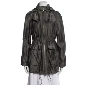 Burberry Metallic Hooded Utility Jacket 2 - Picture 1 of 7