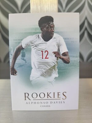 Alphonso Davies ROOKIE CARD 2021 Futera 93 Bayern Munich Canada RC - Image 1 of 2