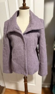 TALBOTS Jackie Fit Wool Alpaca Blend Lavender Purple Jacket Sz 6 Ret $ 229 - Picture 1 of 10