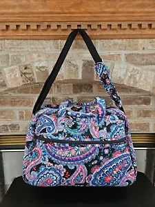 Vera Bradley Haymarket Paisley Medium Traveler Bag NWT - Picture 1 of 17