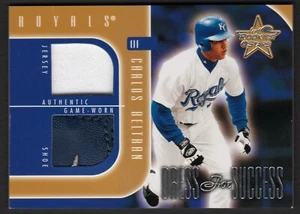 Carlos Beltran 2002 Leaf Rookies & Stars Dress for Success Dual Relic /250 🔥 - Picture 1 of 2