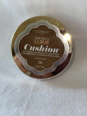 Loreal True Match Lumi Cushion C8 Cocoa Buildable Luminous Foundation - Image 1 of 3