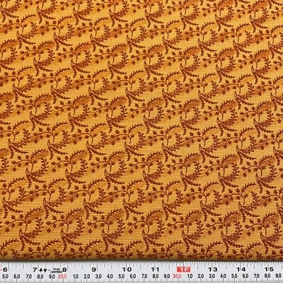 Hemingway by RJR Fabrics Twigs Leaves Bronze Cotton Fabric Remnant 15" x 44" - Image 1 of 2