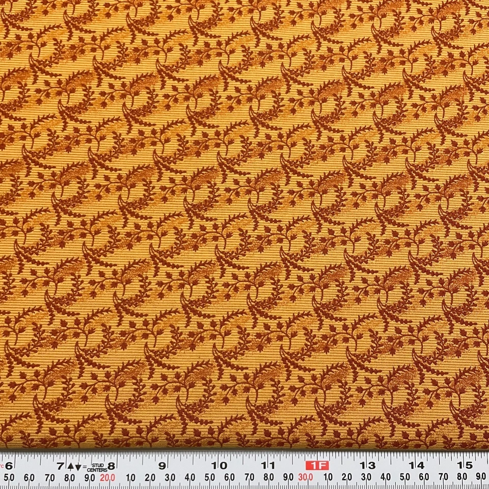 Hemingway by RJR Fabrics Twigs Leaves Bronze Cotton Fabric Remnant 15" x 44" - Image 1 of 2