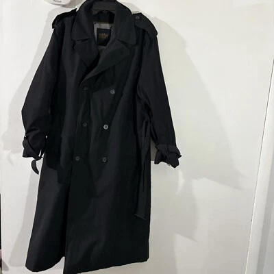 Gabardina de Colección Newport Harbor Doble Pecho Forro Desmontable a Cuadros para Hombres 38R Foto 1 de 4