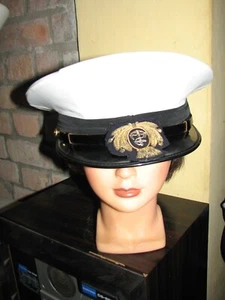 CAPPELLO BERRETTO MARINA militare italiana hat cap vintage size 57 by CO.MI - Foto 1 di 3