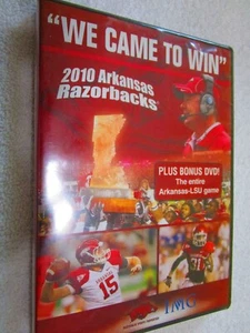 We Came to Win: 2010 Arkansas Razorbacks DVD (2010, IMG College) FREE SHIPPING - Picture 1 of 3