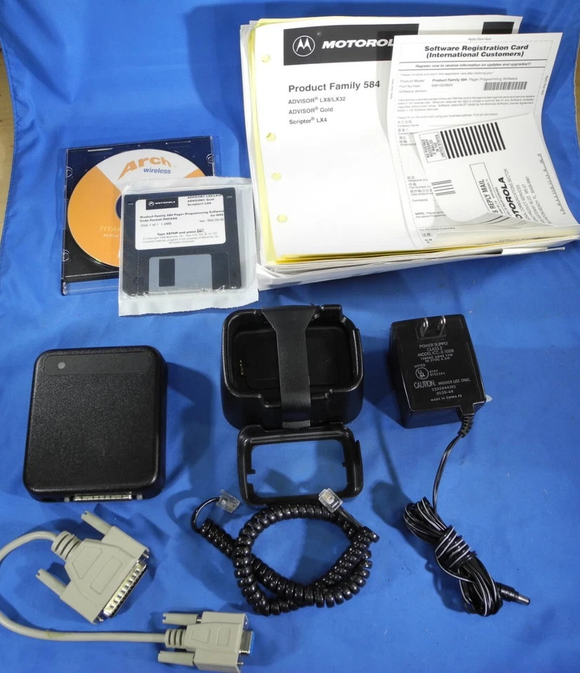 Caja de interfaz de paginación de programación Motorola RIB con alimentación NRN 8851B OEM Foto 1 de 4