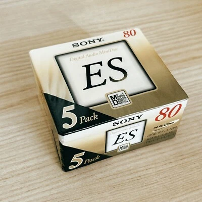 SONY MiniDisc MD ES 80 confezione da 5 pezzi NUOVA sigillata - spedizione vel... - Immagine 1 di 4