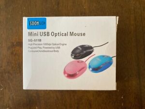 Kids Mouse for Laptop USB Ergonomic Mouse Wired Optical Mice for PC Mouse Blu...