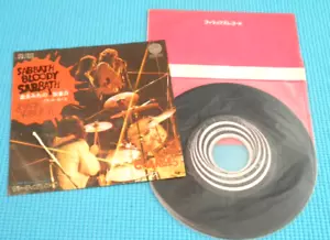 BLACK SABBATH 7" Single Sabbath Bloody Sabbath Vertigo 1974 Japan SFL-1833 Ozzy - Imagen 1 de 5