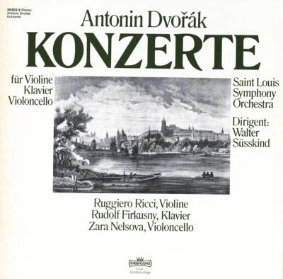 3LP Box DVORAK Cello Concerto Waldesruhe NELSOVA Violin Concerto RICCI Intercord - Image 1 of 3