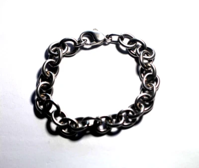 Большой классический браслет с брелоками из стерлингового серебра 925 пробы с кабельными звеньями James Avery 7,5 дюйма - Изображение 1 из 4