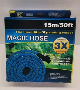 50 FT Magic Hose Pipe Expandable Flexible Garden, Car Wash Out Door Spray - NEW - Picture 1 of 6