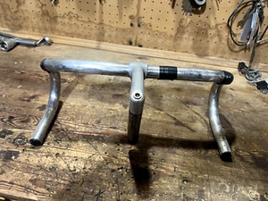 Manubrio piega per bici da corsa eroica o vintage - Foto 1 di 3