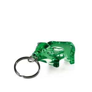 Gadget portachiavi a forma di mucca toro bufalo bovino colore VERDE t macelleria - Foto 1 di 1