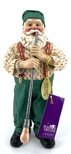 Clothtique Santa Possible Dreams Glassworks Glass Blowing 10" NWT 2000 Vintage - Picture 1 of 10