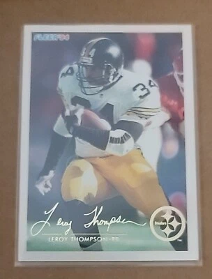 1994 Fleer Leroy Thompson #395 Pittsburgh Steelers - Image 1 of 2