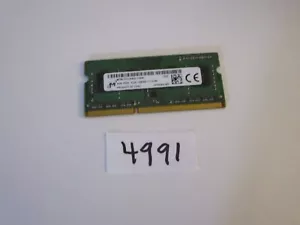 Micron 4Gb 1600Mhz PC3L-12800 low voltage DDR3 SODIMM laptop memory RAM (4991) - Picture 1 of 2
