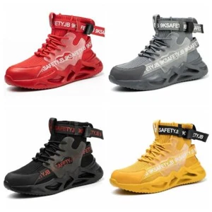 Arbeitsschuhe Leicht Stahlkappe Sicherheitsschuhe Sport Sneaker Herren Damen - Bild 1 von 13