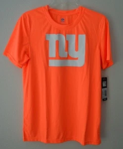 NFL New York Giants Boys Performance Tee - Neon Orange Sz L 14/16 - Picture 1 of 6
