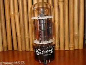 Vintag Tall GE 6L6 GB 2X D Getters Radio Tube 1958 Very Strong Results 5800 - Picture 1 of 4